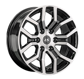 LS 1367 9x18 6*139.7 ET25 DIA106.1 BKF Литой