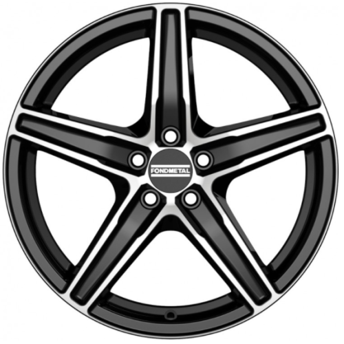 Фото колесного диска Fondmetal 8100 6.5x16 5*105 ET38 DIA56.6 Black Glossy Machined Литой