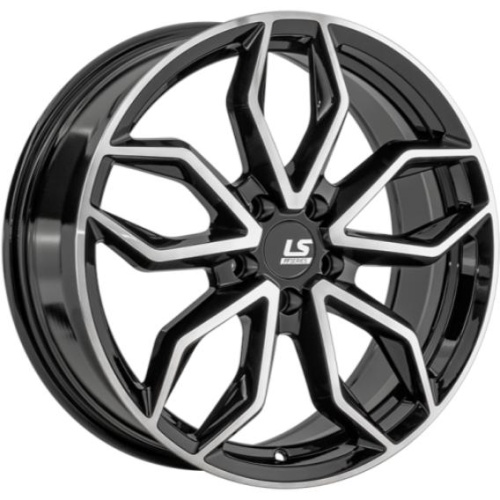 Фото колесного диска LS RC104 7.5x18 5*108 ET45 DIA65.1 BKF Литой