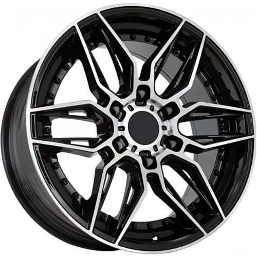 Фото колесного диска Kipardo KF66 8.5x18 6*139.7 ET15 DIA108.1 Black Machined Face Литой