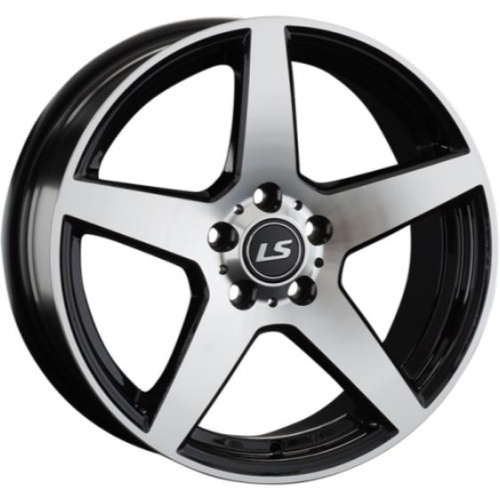 Фото колесного диска LS 360 7x16 4*100 ET40 DIA73.1 BKF Литой