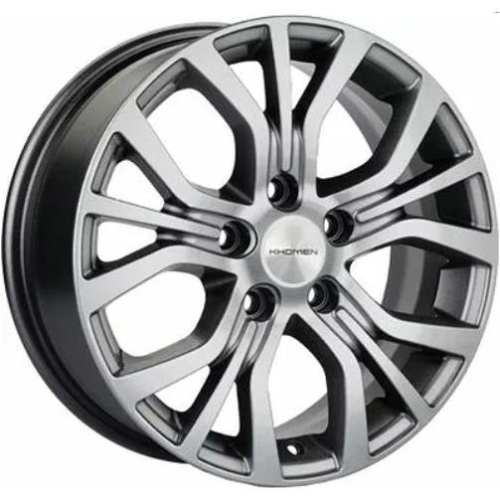 Фото колесного диска Khomen KHW 1608 6.5x16 5*114.3 ET45 DIA67.1 G-Silver Литой