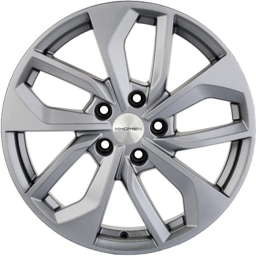 Фото колесного диска Khomen KHW 1703 7x17 5*112 ET40 DIA57.1 G-Silver Литой