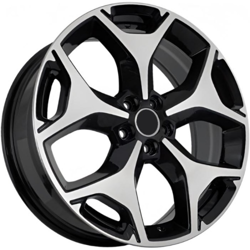 Фото колесного диска FF 8013 7x18 5*100 ET48 DIA56.1 Black Machined Face Литой