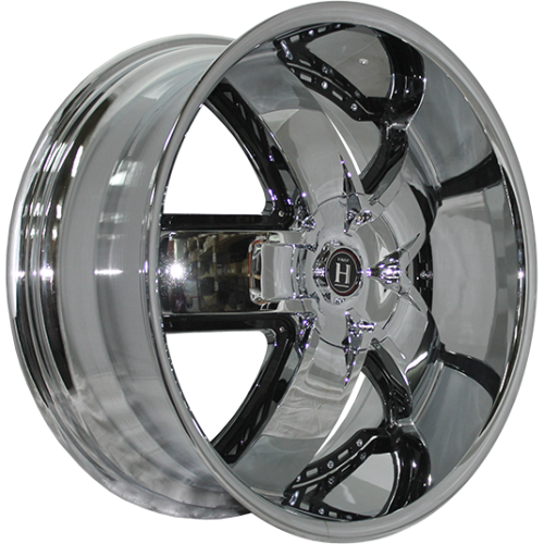Harp Y-18 9.5x22 6*139.7 ET30 DIA78.1 Chrome glossy-black attachment Литой