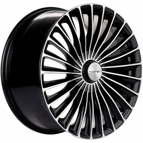 Khomen KHW 2008 9.5x20 5*112 ET38 DIA66.6 Black-FP Matt Литой