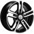 Khomen KHW 1602 6.5x16 5*139.7 ET35 DIA98.5 Black-FP Литой
