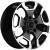 Фото колесного диска Khomen KHW 1725 6.5x17 5*139.7 ET35 DIA98.5 Black-FP Литой
