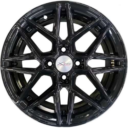 Фото колесного диска X'trike X-148 6x15 4*100 ET46 DIA60.1 BK Литой