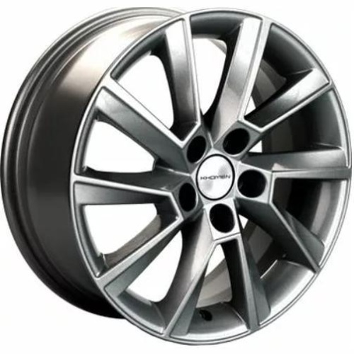 Фото колесного диска Khomen KHW 1507 6x15 5*105 ET39 DIA56.6 Gray-FP Литой