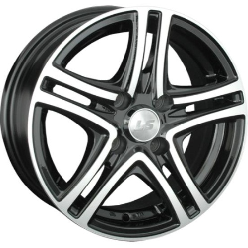 Фото колесного диска LS 570 6.5x15 5*114.3 ET40 DIA73.1 BKF Литой