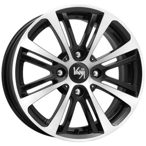 Фото колесного диска K&K Беринг 6.5x15 4*108 ET18 DIA65.1 Алмаз черный Литой