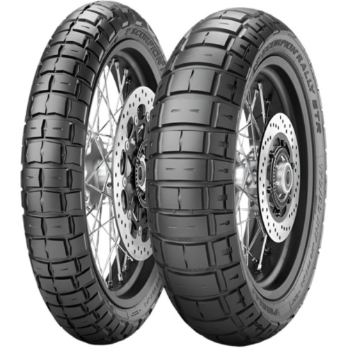Фото мотошины Pirelli Scorpion Rally STR 120/70 R19 60V Передняя Эндуро