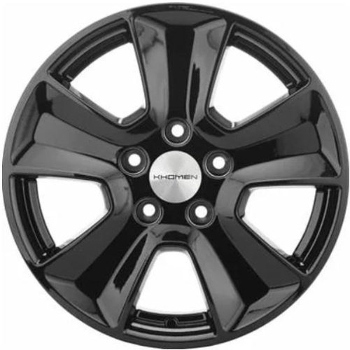 Khomen KHW 1601 6.5x16 5*110 ET46 DIA63.3 Black Литой