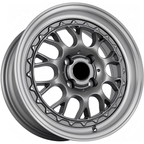 Фото колесного диска FF SH7007 6.5x15 4*100 ET35 DIA73.1 Matt Dark Gunmetal Lip Polish Литой
