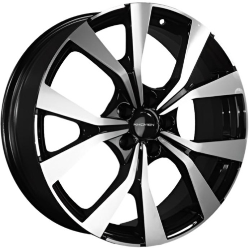 Фото колесного диска Khomen KHW 1906 7x19 5*114.3 ET35 DIA60.1 Black-FP Литой