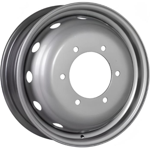 Фото колесного диска ТЗСК Ford Transit 5.5x16 6*180 ET110 DIA138.8 Silver Штампованный