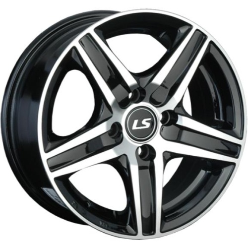 LS 321 6.5x15 5*100 ET43 DIA57.1 BKF Литой