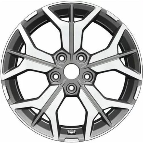 Khomen KHW 1715 7x17 5*114.3 ET48.5 DIA67.1 Gray-FP Литой