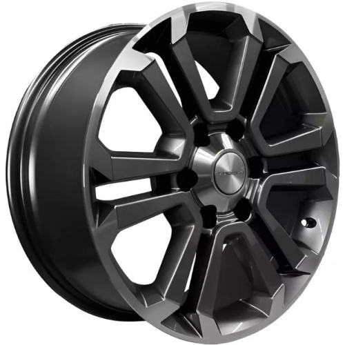 Фото колесного диска Khomen KHW 1817 7.5x18 6*139.7 ET45 DIA93.1 Gray-FP Литой