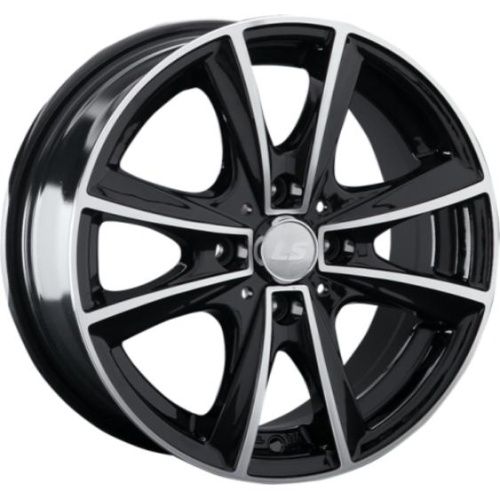 Фото колесного диска LS 231 7x17 4*100 ET40 DIA60.1 BKF Литой