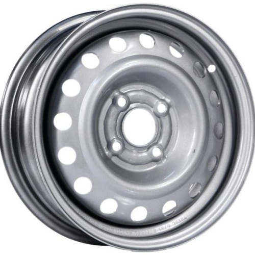 Trebl 7710T 6x15 5*105 ET39 DIA56.6 Silver Штампованный