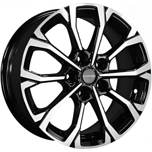 Фото колесного диска Khomen KHW 1605 6.5x16 5*114.3 ET50 DIA66.1 Black-FP Литой