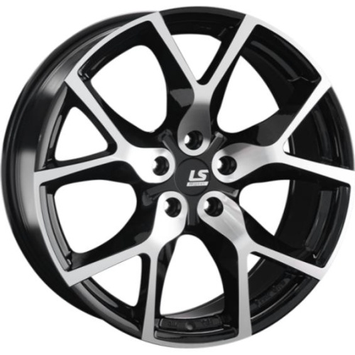 LS FlowForming RC12 8.5x20 5*112 ET35 DIA66.6 BKF Литой