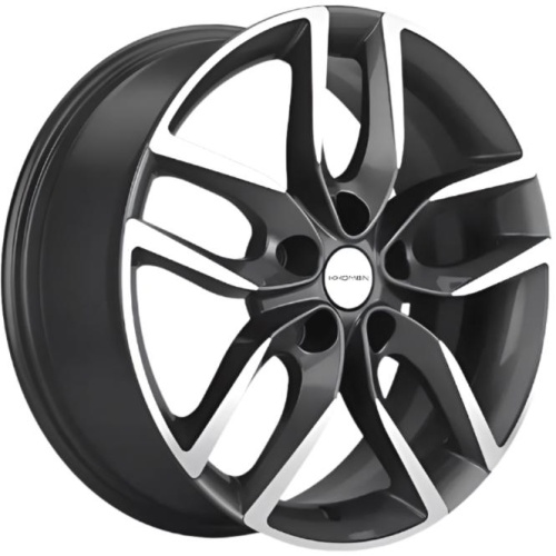 Фото колесного диска Khomen KHW 1708 6.5x17 5*114.3 ET45 DIA54.1 Gray-FP Литой