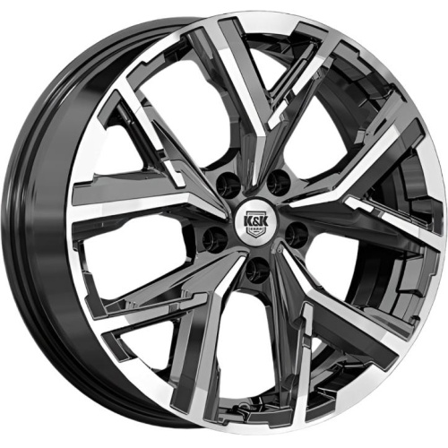 Фото колесного диска K&K Айона 6.5x18 5*110 ET40 DIA67.1 Алмаз черный Литой