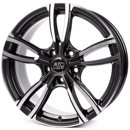 MSW 73 8x18 5*112 ET42 DIA73.1 Gloss Dark Grey Full Polished Литой