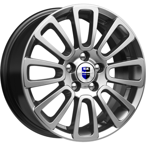 K&K Неман 6x15 4*100 ET43 DIA67.1 Дарк платинум Литой