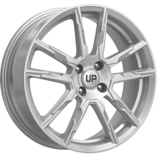 Фото колесного диска WUP UP107 6.5x17 4*100 ET43 DIA60.1 Silver Classic Литой