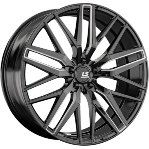 LS RC77 9.5x22 5*114.3 ET45 DIA67.1 BK+SSF Литой