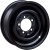 Фото колесного диска Accuride 55-У160-3101012 6x15 5*139.7 ET22 DIA108.6 Black Штампованный