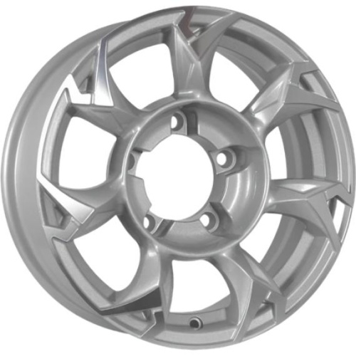 Khomen KHW 1505 5.5x15 5*139.7 ET5 DIA108.1 Silver-FP Литой
