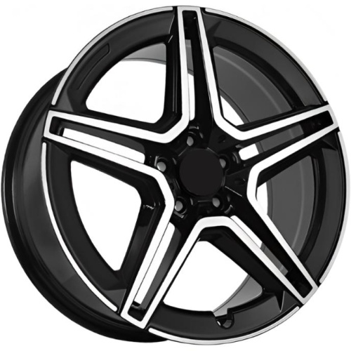 Фото колесного диска FF FBX142 9.5x19 5*112 ET45 DIA66.6 Black Machined Face Литой