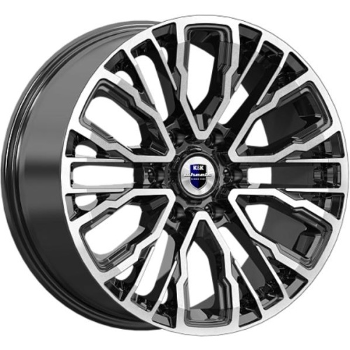 K&K Кортес 8.5x19 6*139.7 ET38 DIA67.1 Алмаз черный Литой