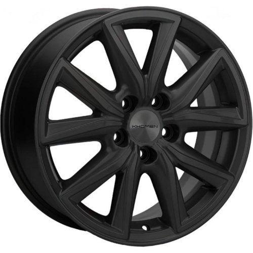 Khomen KHW 1706 7x17 5*110 ET46 DIA63.3 Black Литой