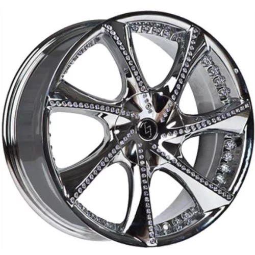 Фото колесного диска MKW Mi-Tech MK-ZF09 8x18 5*114.3 ET38 DIA73.1 Chrome Swarovski Литой