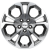 Фото колесного диска Khomen KHW 1711 6.5x17 5*108 ET33 DIA60.1 Gray-FP Литой