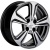 Khomen KHW 1502 6x15 4*100 ET45 DIA56.6 Gray-FP Литой
