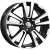 K&K KC874 6.5x17 4*100 ET41 DIA60.1 Алмаз черный Литой