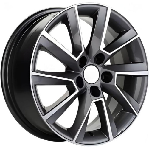 Фото колесного диска Khomen KHW 1604 6x16 5*100 ET45 DIA54.1 Gray-FP Литой